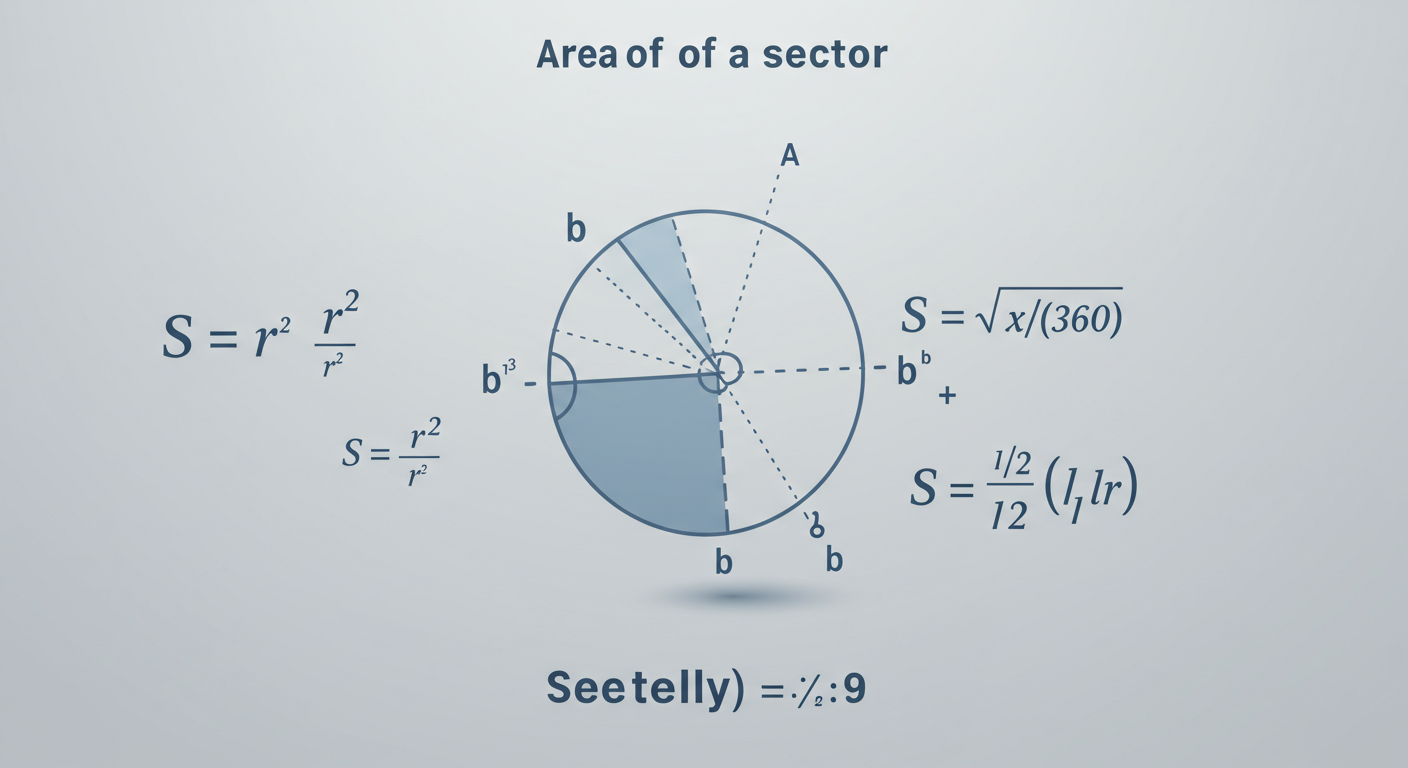 부채꼴의 넓이 공식