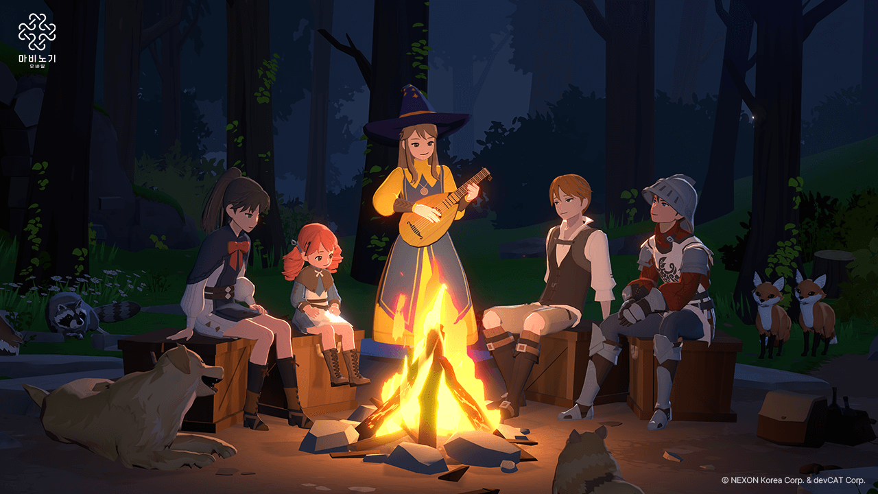 마비노기 모바일 캠프파이어 이미지