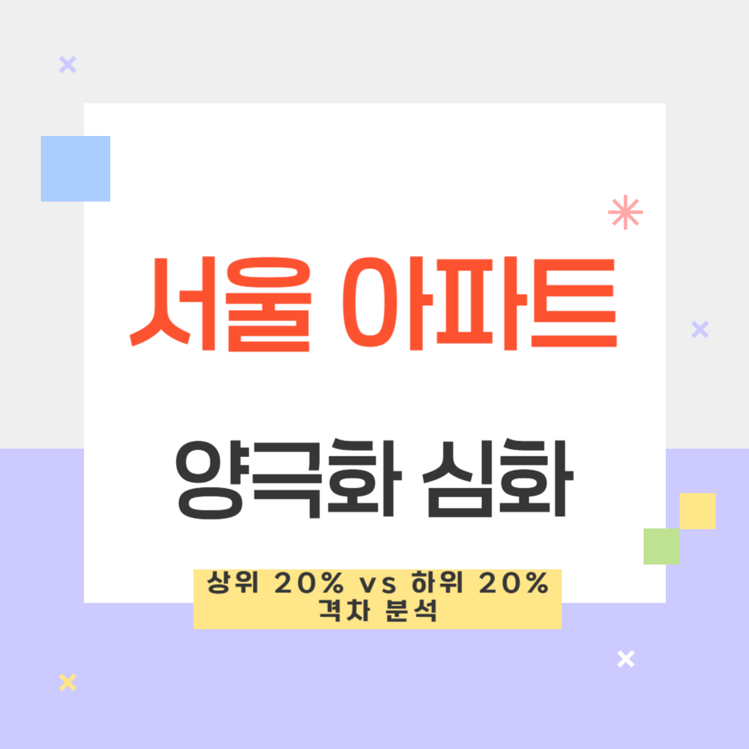 서울 아파트값 양극화