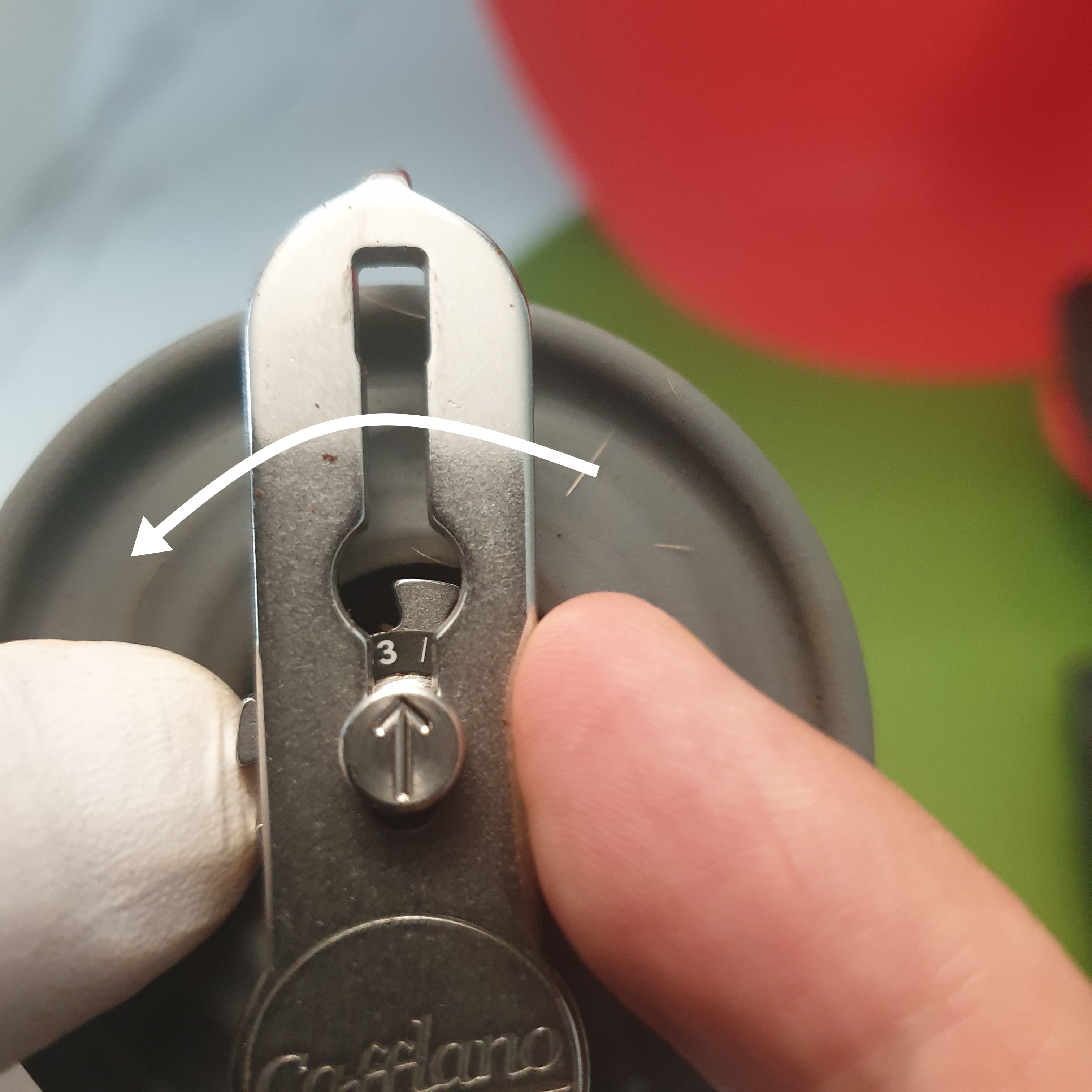 카플라노 크라인더 핸드밀 사용법_분쇄도 조정_클릭수 조정