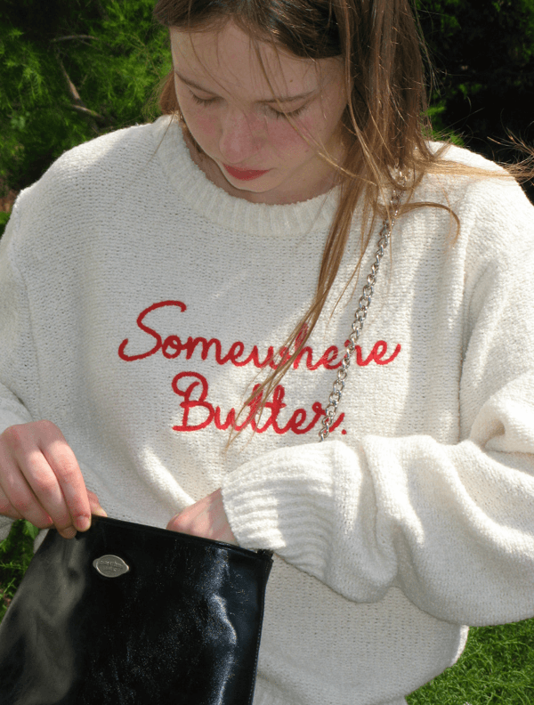 썸웨어버터 니트