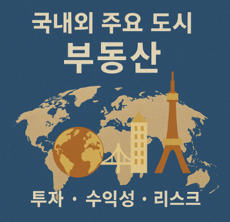 국내외 주요 도시 부동산 (투자, 수익성, 리스크) 관련 이미지