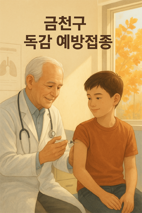 금천구 독감 예방접종 이미지