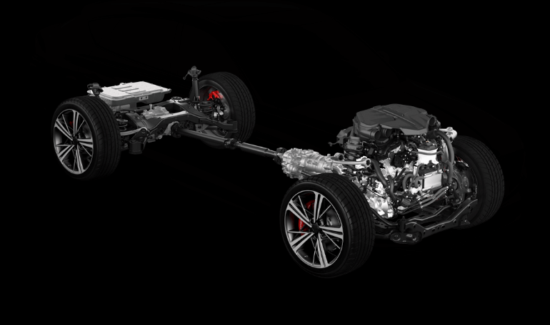 GV 80 쿠페 후륜 구동 플랫폼 및 AWD (전자식 자동제어)시스템