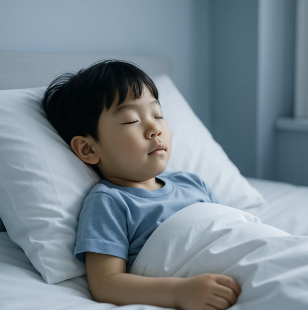 눕는 자세를 살짝만 바꿔주세요