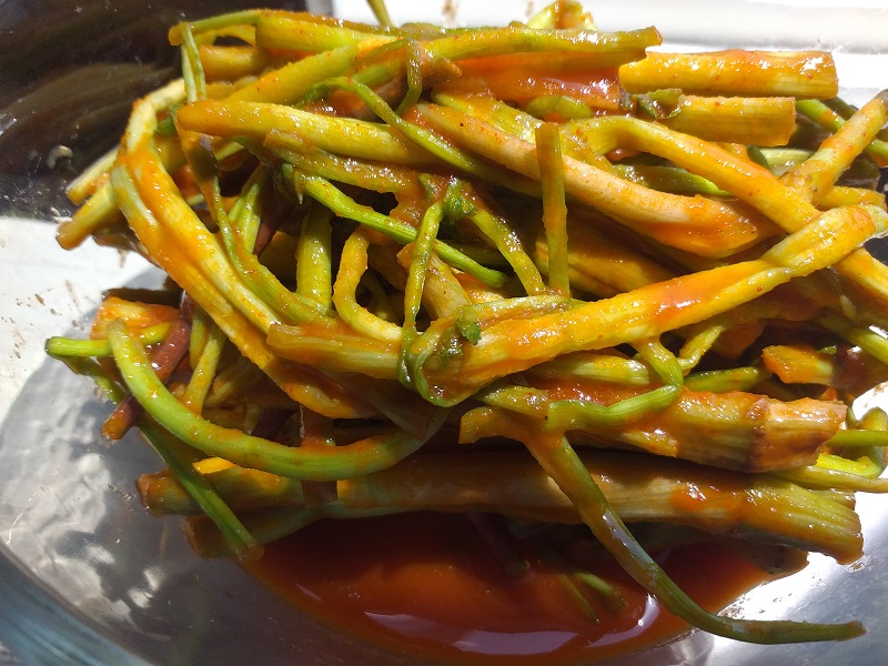 미나리요리, 미나리물김치