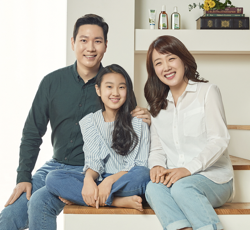 서민정 가족