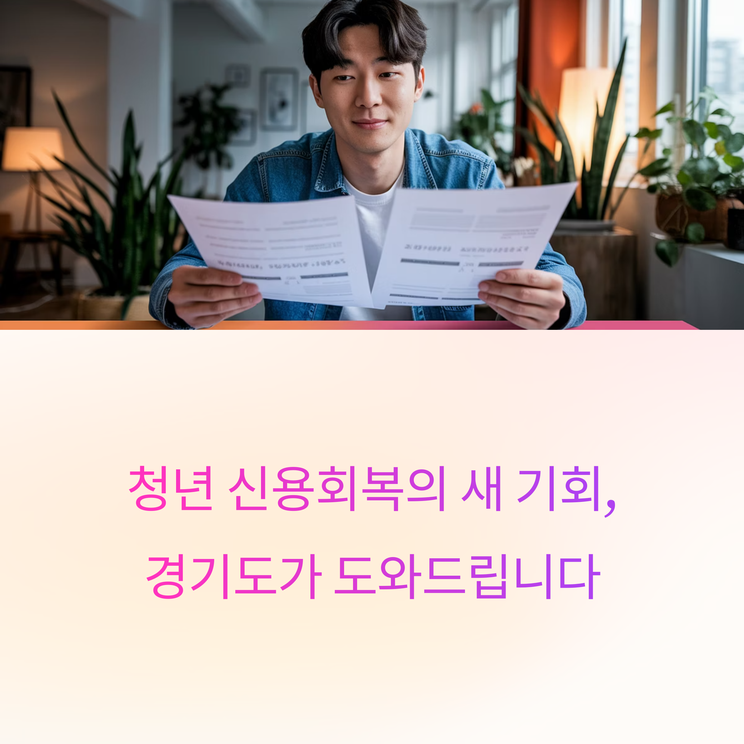 청년 신용회복 사업 안내