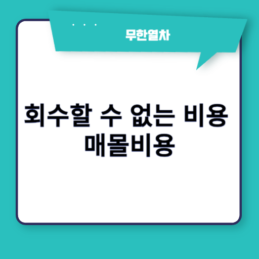 쉽게 설명하는 매몰비용