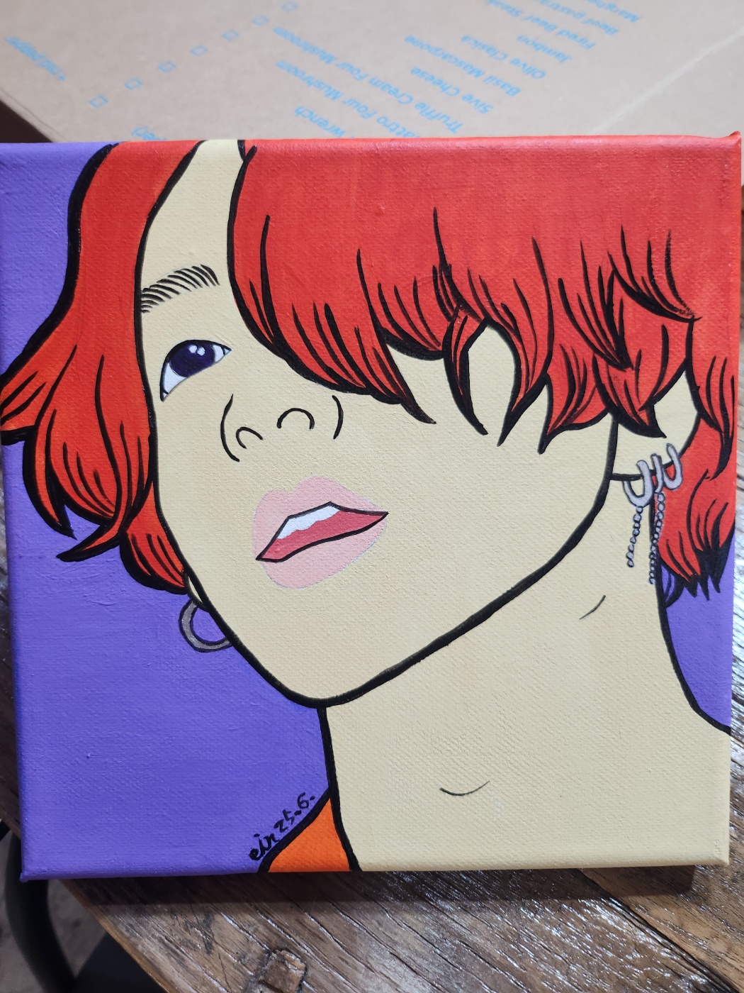 정국 팝아트 초상화