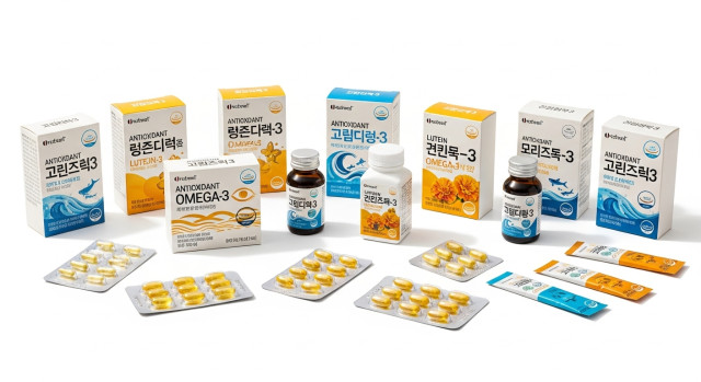 루테인, 오메가3, 비타민 복합제