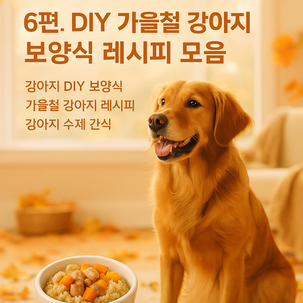 DIY 가을철 강아지 보양식 레시피 모음 이미지