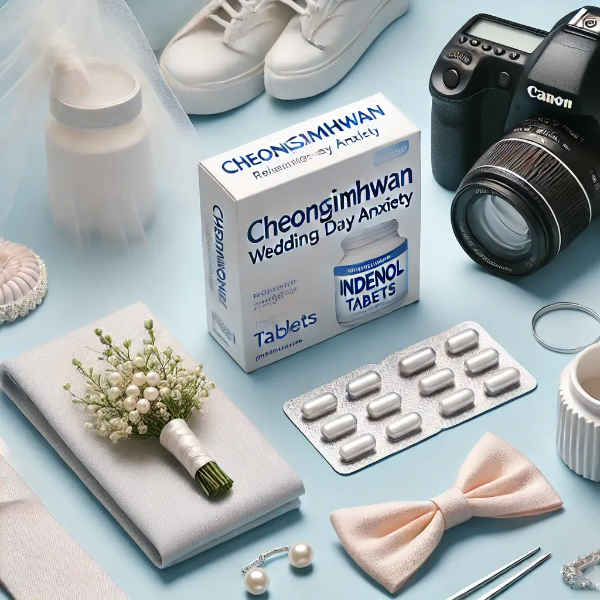 청심환과 인데놀 제품 비교 컷