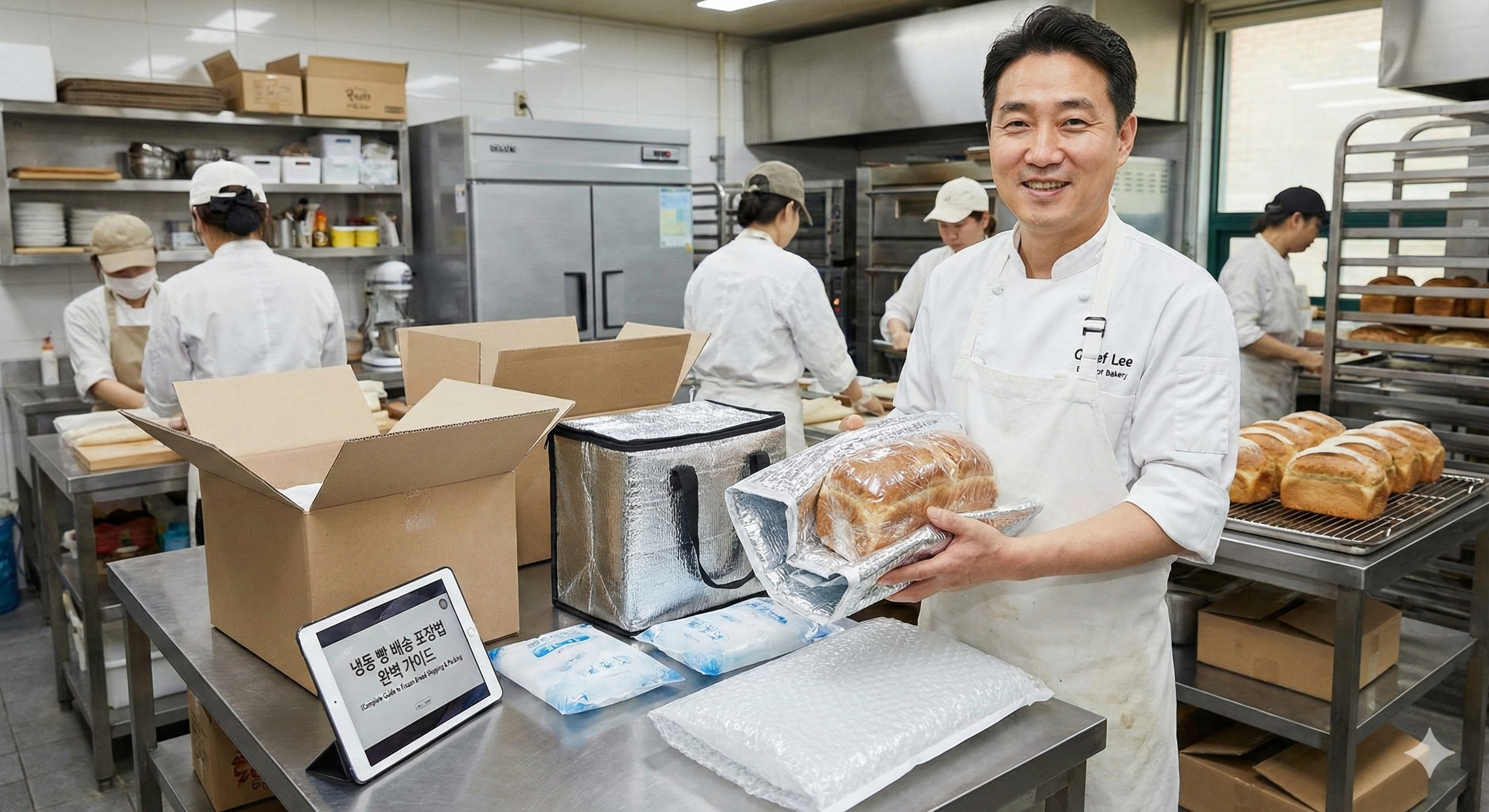 냉동 빵 배송 포장법 완벽 가이드