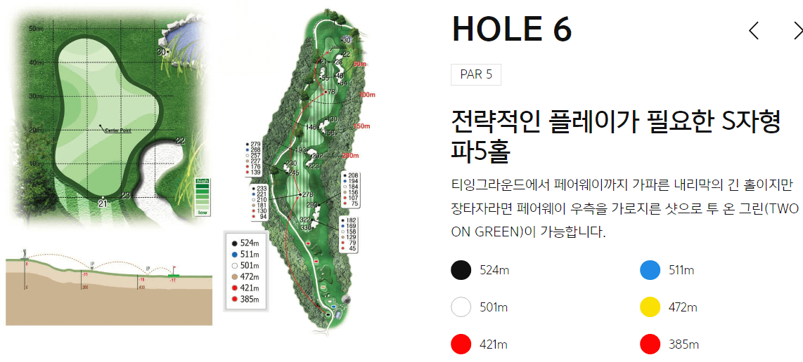 아난티 골프클럽 한라아웃코스 6