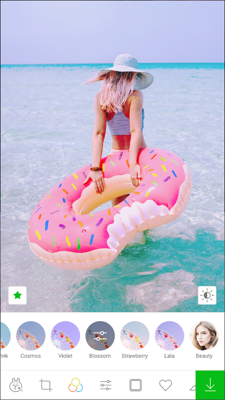 라인 카메라(LINE Camera), 사진 편집, 애니메이션 스티커