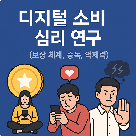 디지털 소비 심리 연구 (보상 체계, 중독, 억제력)