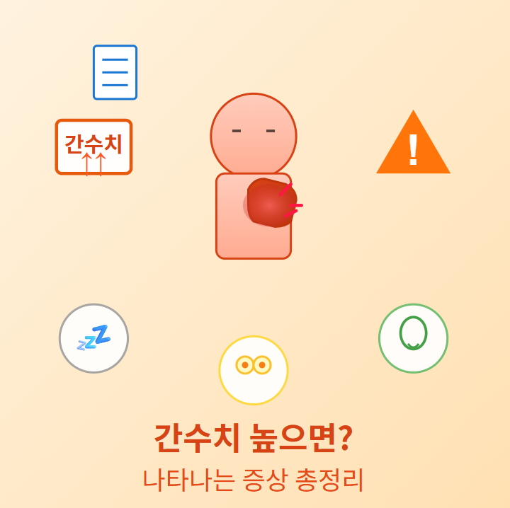 간수치가 높으면 나타나는 증상