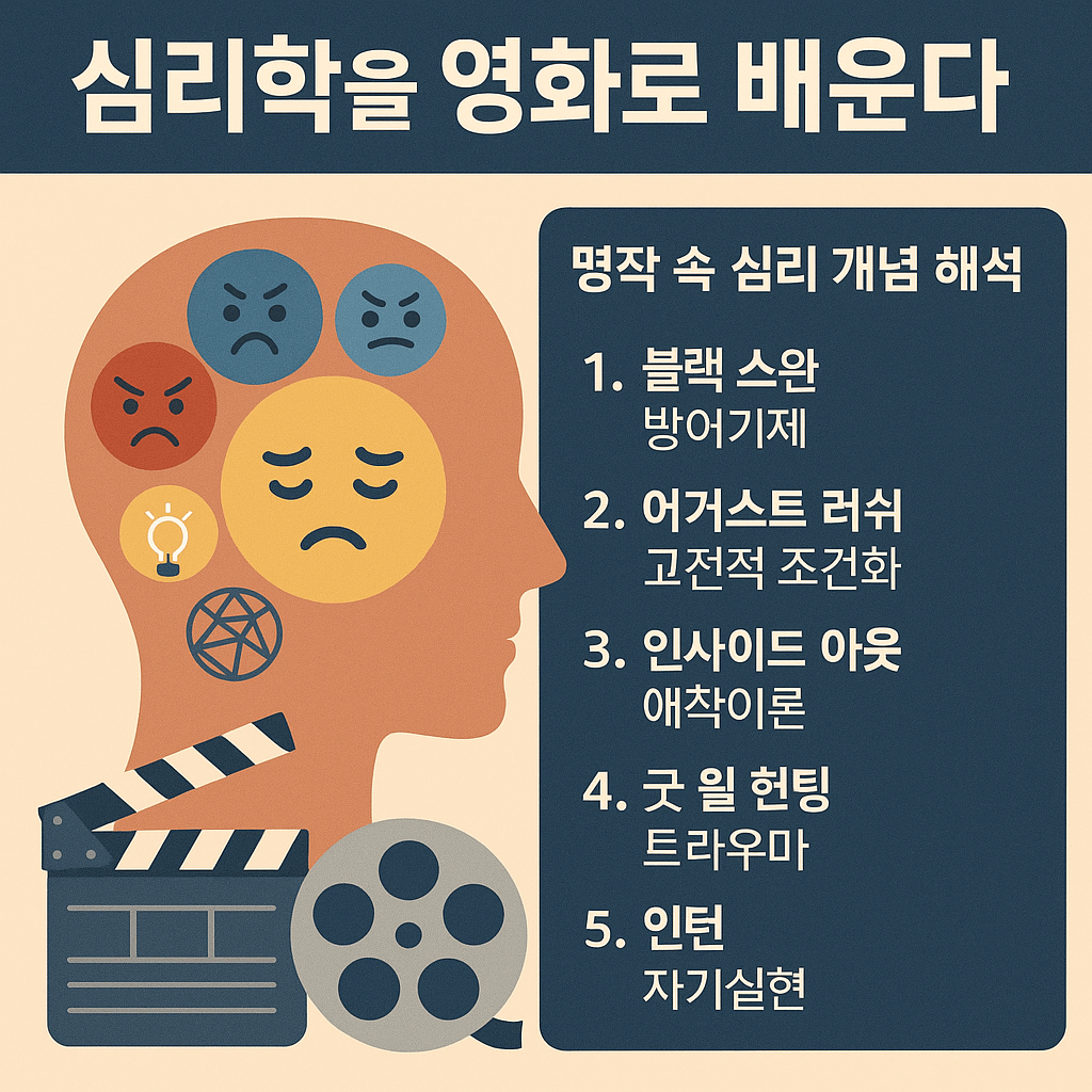 심리학을 영화로 배운다, 명작 속 심리 개념 해석