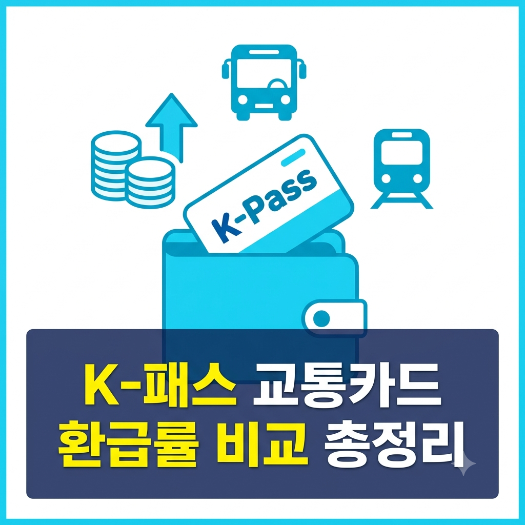K패스 교통카드 신청 및 환급률 안내