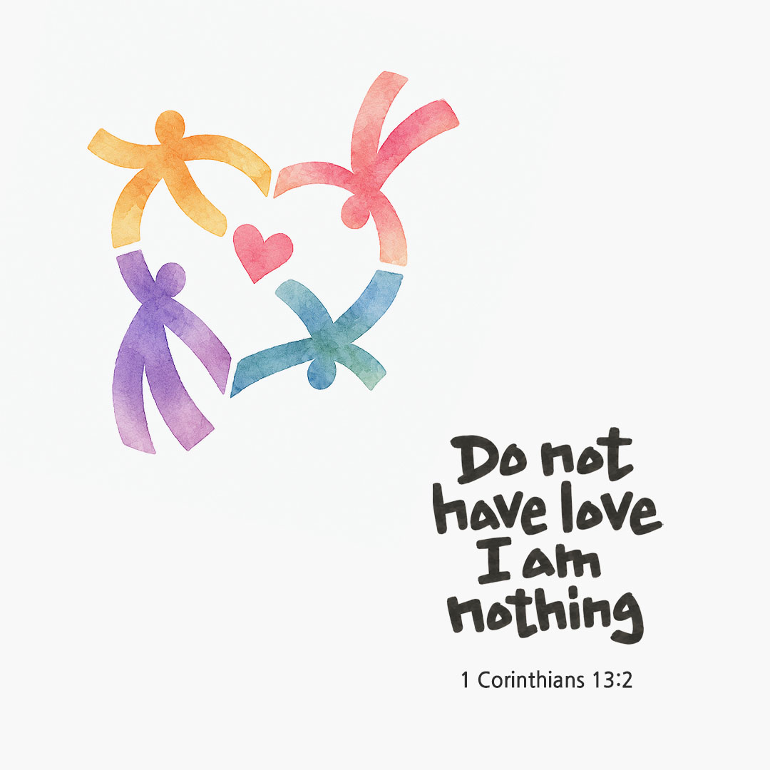 Today's Bible verse card 1 Corinthians 13:2 scripture image