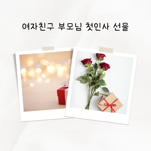 여자친구 부모님 첫인사 선물
