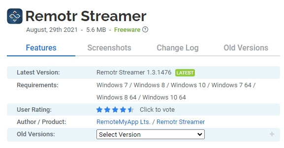 Remotr-Streamer