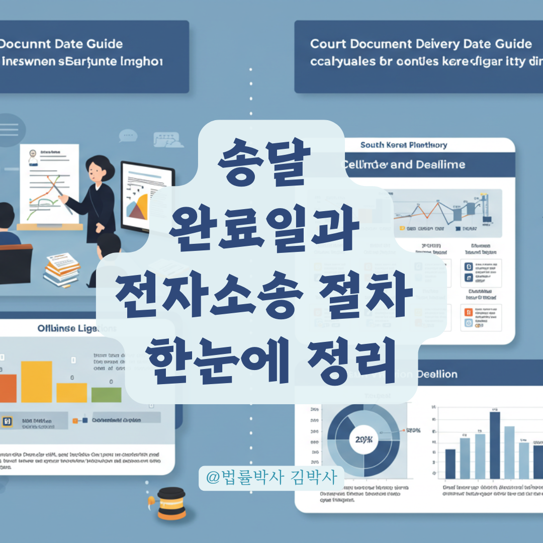 법원 판결문 송달 완료 시점과 전자소송 반영 절차, 헷갈리지 않게 정리.