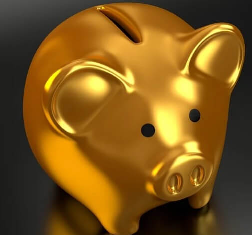 황금돼지 저금통입니다.