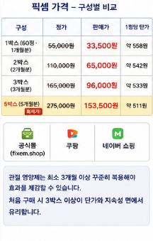 픽셈-효능-가격-관절-영양제-추천-후기