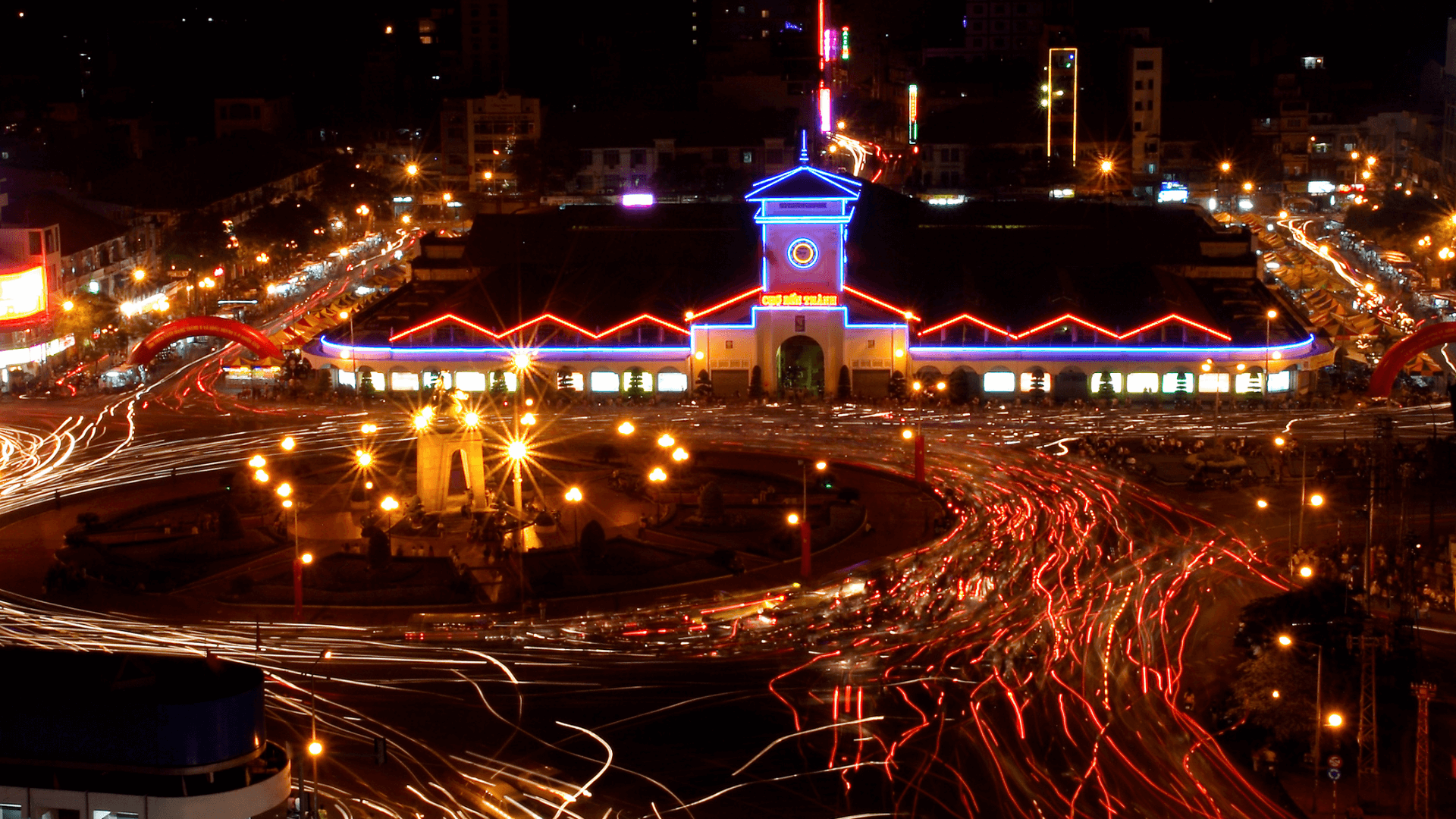 베트남-호치민-벤탄 시장-해외여행