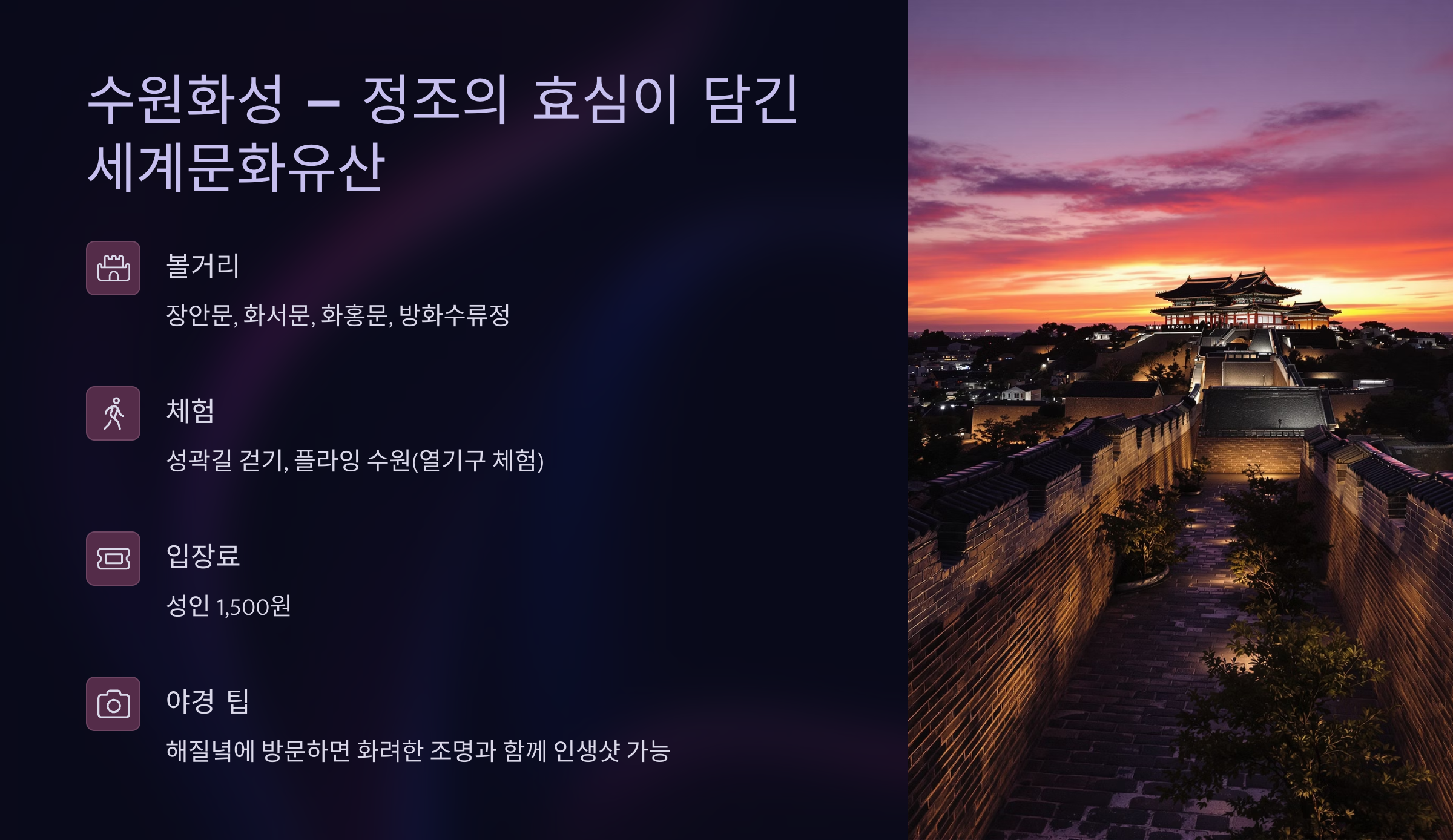 수원 당일치기 갈만한 곳