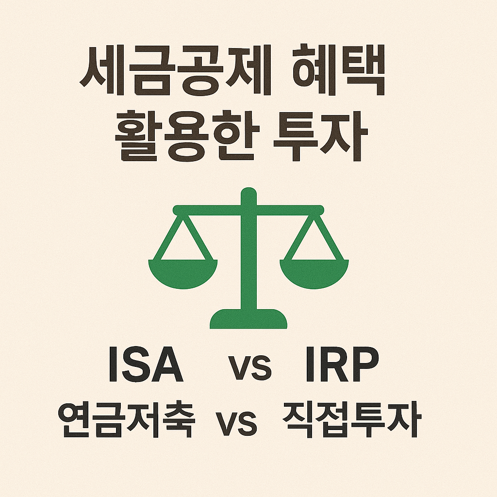 세제혜택 ISA vs IRP vs 연금저축 vs 해외직접투자