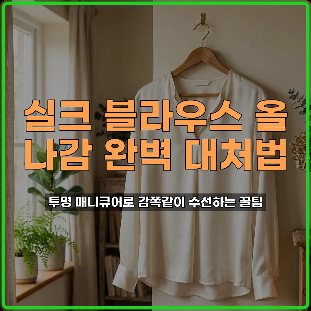옷수선꿀팁