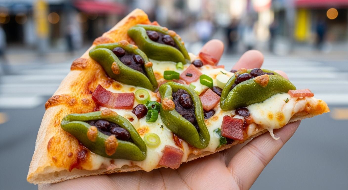 떠먹는 모시 송편 피자