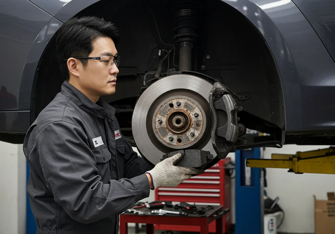 브레이크 패드 교체 방법을 정비소 vs 오토큐 vs 셀프 DIY