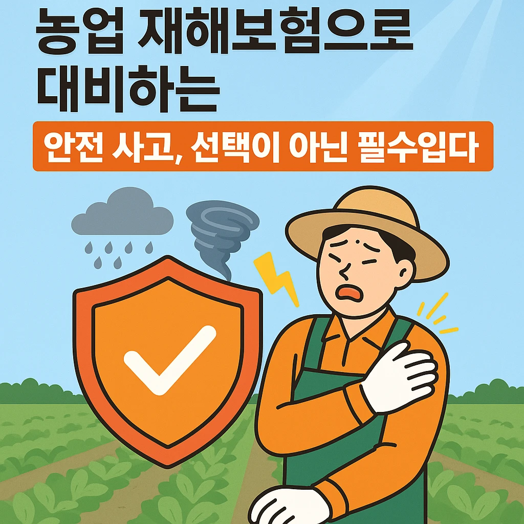 농작업안전관리 : 농업 재해보험으로 대비하는 안전 사고