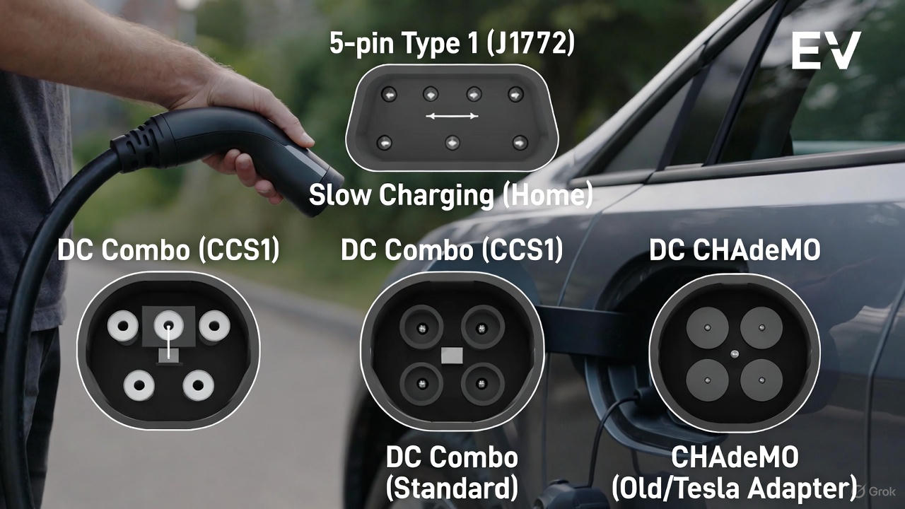 전기차 충전기 종류 관련 사진