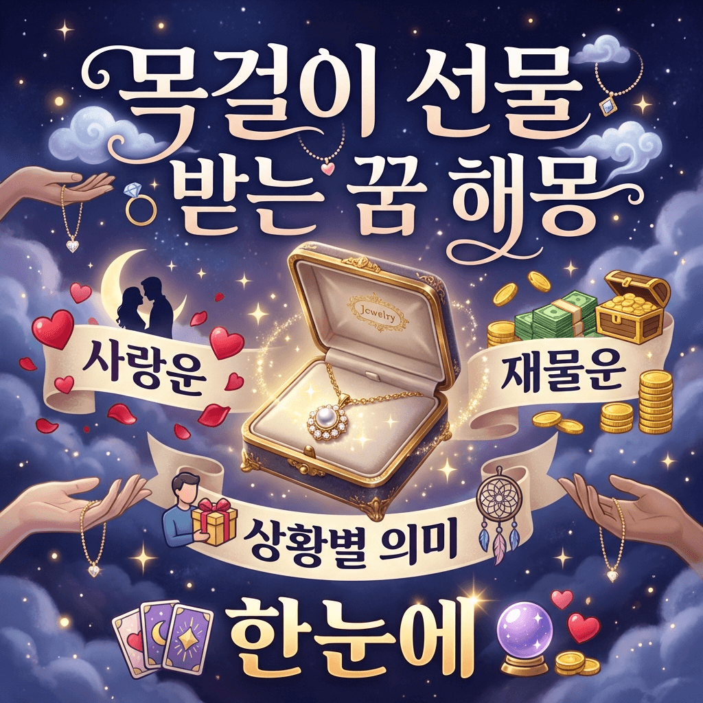 목걸이 선물 받는 꿈 해몽 썸네일