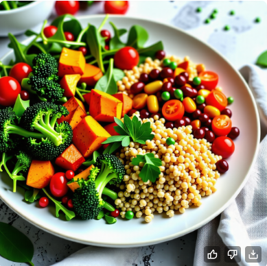 식물로 이루어진 식단