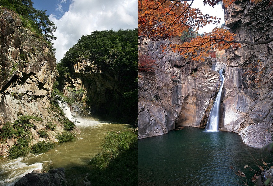 철원 삼부연폭포