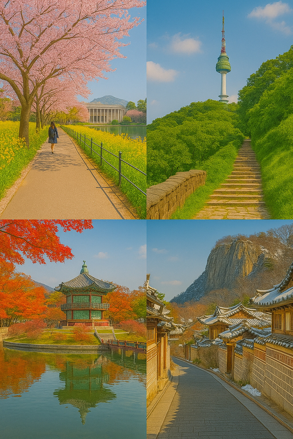 수도권 당일치기 여행 (사계절, 근교, 가볼만한곳)