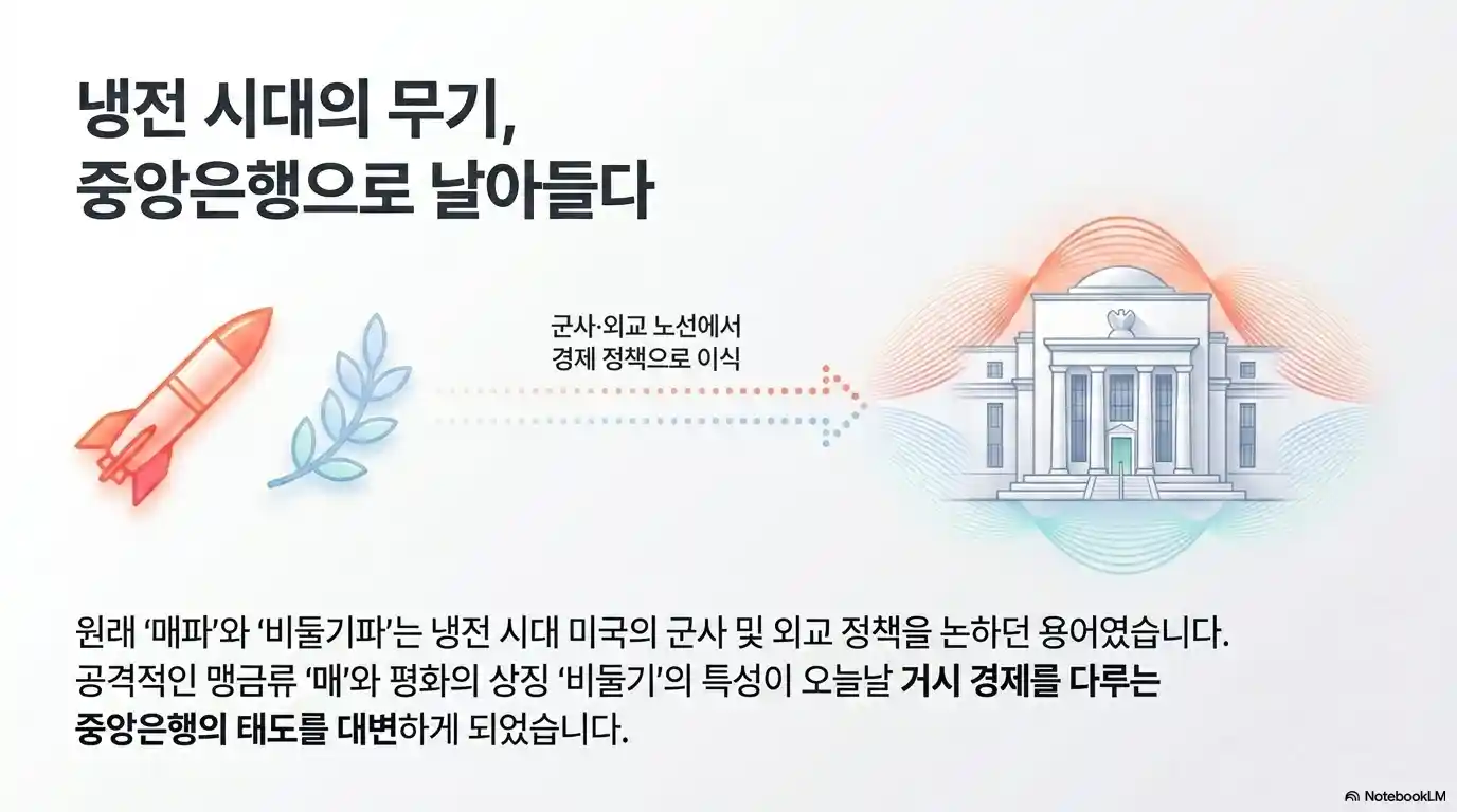매파 비둘기파 유래 - 냉전 시대 군사외교 용어가 중앙은행 통화 정책으로 이식된 과정