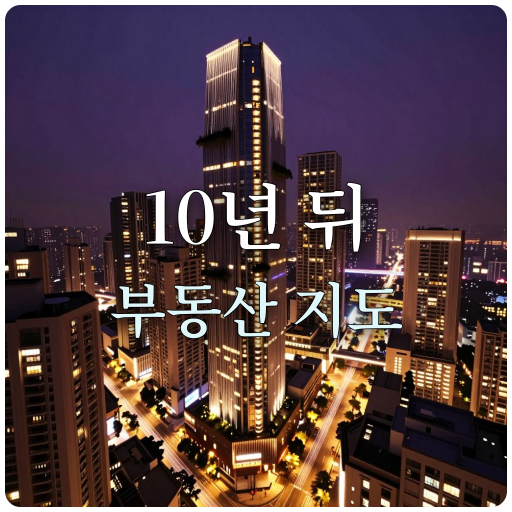 미래형 스마트 시티와 하이엔드 주거 단지의 모습