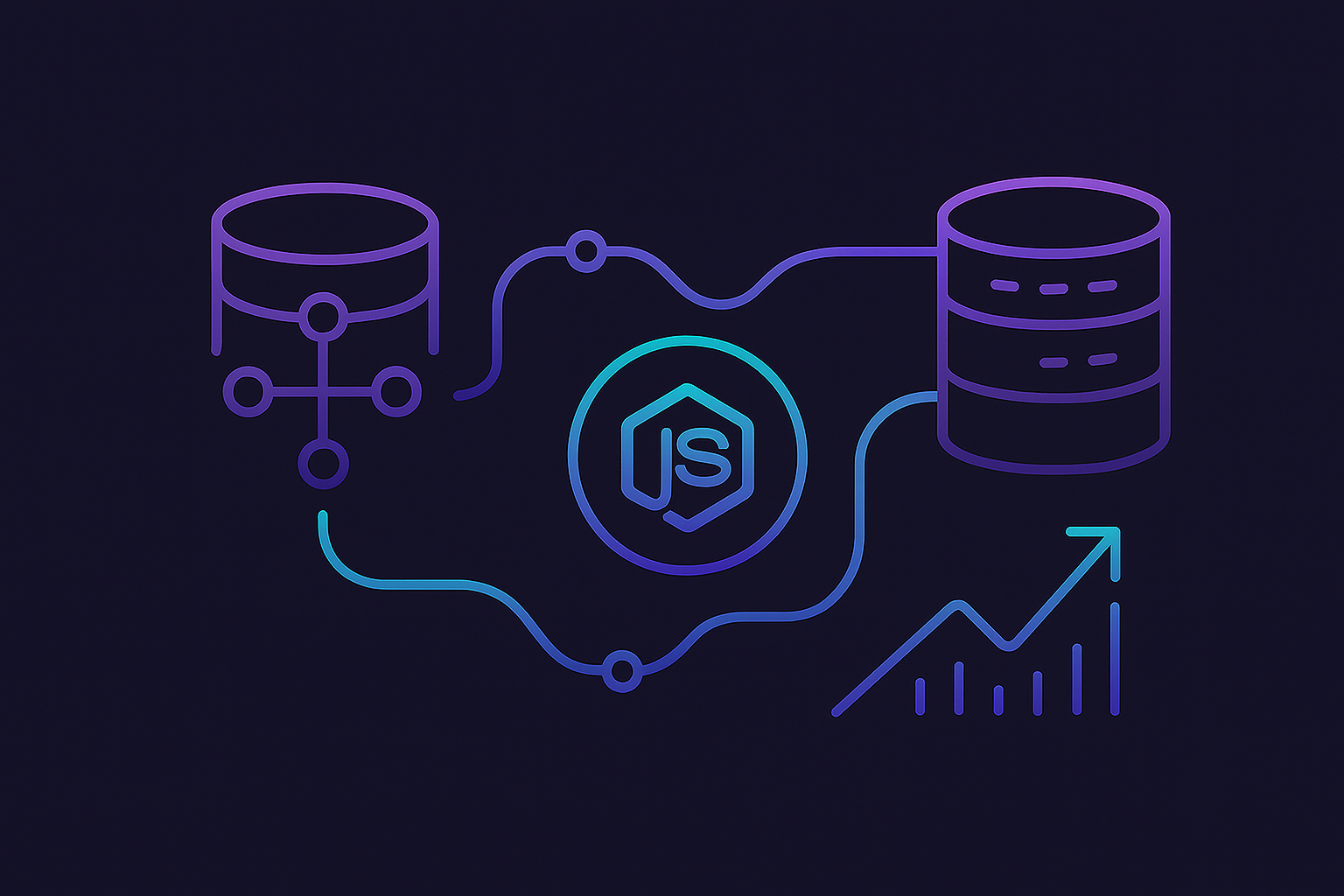 세 가지 데이터베이스 시스템을 연결하는 미래형 네트워크