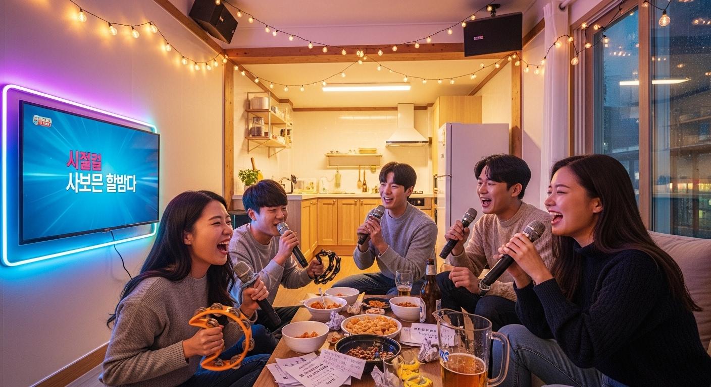 서울 펜션 노래방