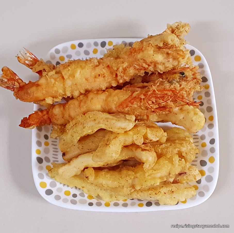 맛있는 오징어 튀김&#44; 새우튀김 맛보기