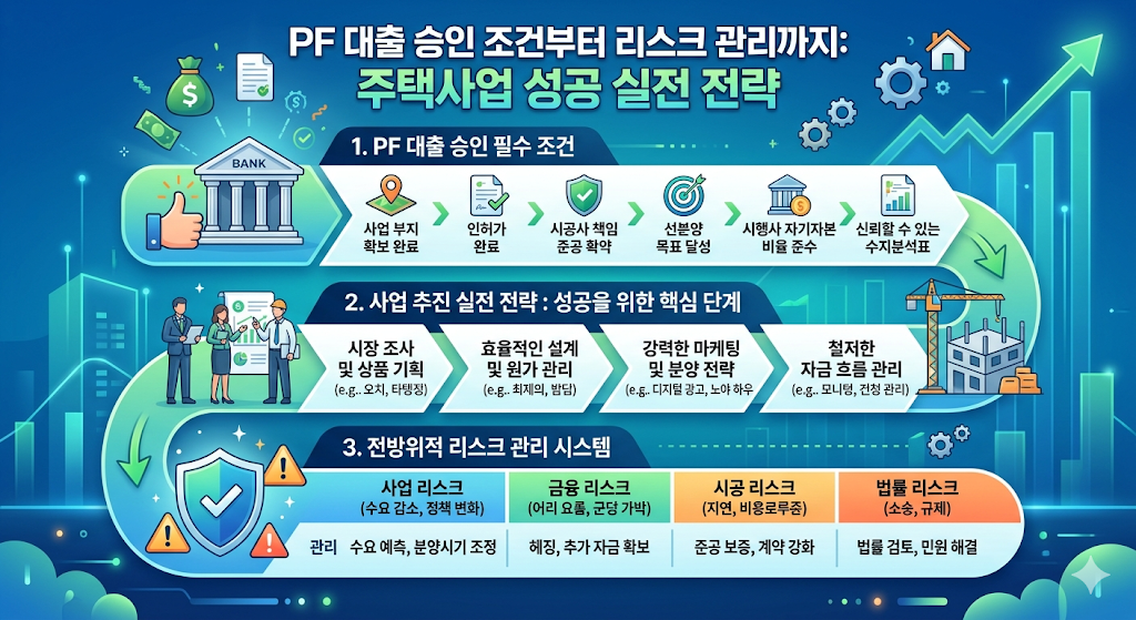 PF대출 승인 조건부터 리스크 관리까지, 주택사업 성공 실전 전략
