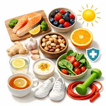 식단으로 면역력 높이는 음식 구성 예시5