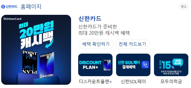 신한카드 발급상황